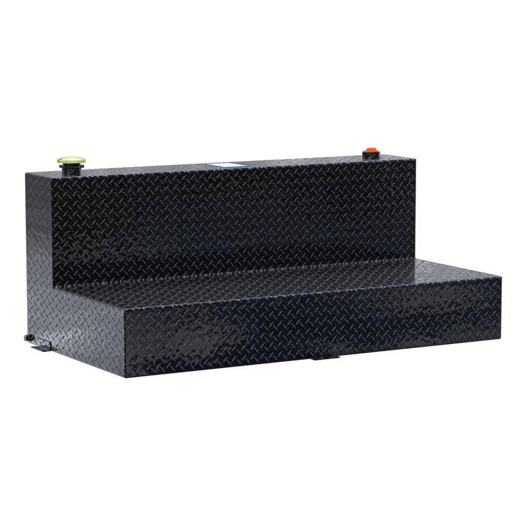 UWS Gloss Black 100-Gallon L-Shape Aluminum Transfer Tank TT-100-L-T-P-B - Main Product View