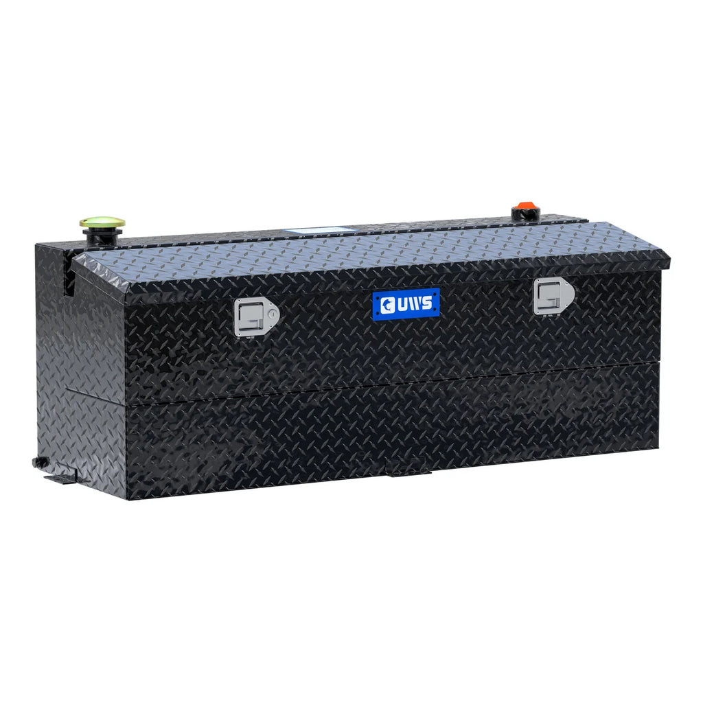 UWS Gloss Black 45-Gallon Combo Aluminum Transfer Tank TT-45-COMBO-BLK - Main Product View