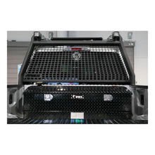 Load image into Gallery viewer, UWS Gloss Black 45-Gallon Combo Aluminum Transfer Tank TT-45-COMBO-BLK - Side View