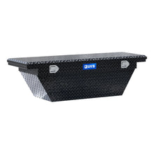 Load image into Gallery viewer, UWS Gloss Black 60" Deep Angled Truck Tool Box, Low Profile (LTL Shipping Only) TBSD-60A-LP-BLK - Main Product View