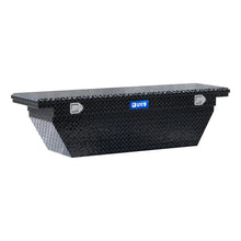 Load image into Gallery viewer, UWS Gloss Black 69" Deep Angled Truck Tool Box, Low Profile (LTL Shipping Only) TBSD-69-A-LP-B - Main Product View
