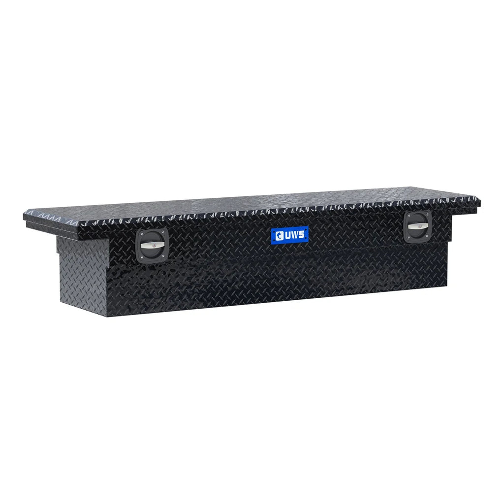 UWS Gloss Black 72" Secure Lock Truck Tool Box, Low Profile (LTL Shipping Only) SL-72-LP-BLK - Main Product View