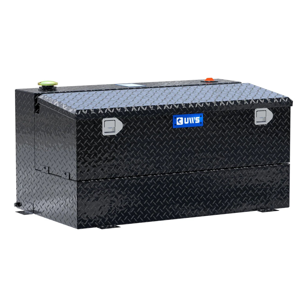 UWS Gloss Black 75-Gallon Combo Aluminum Transfer Tank TT-75-COMBO-BLK - Main Product View
