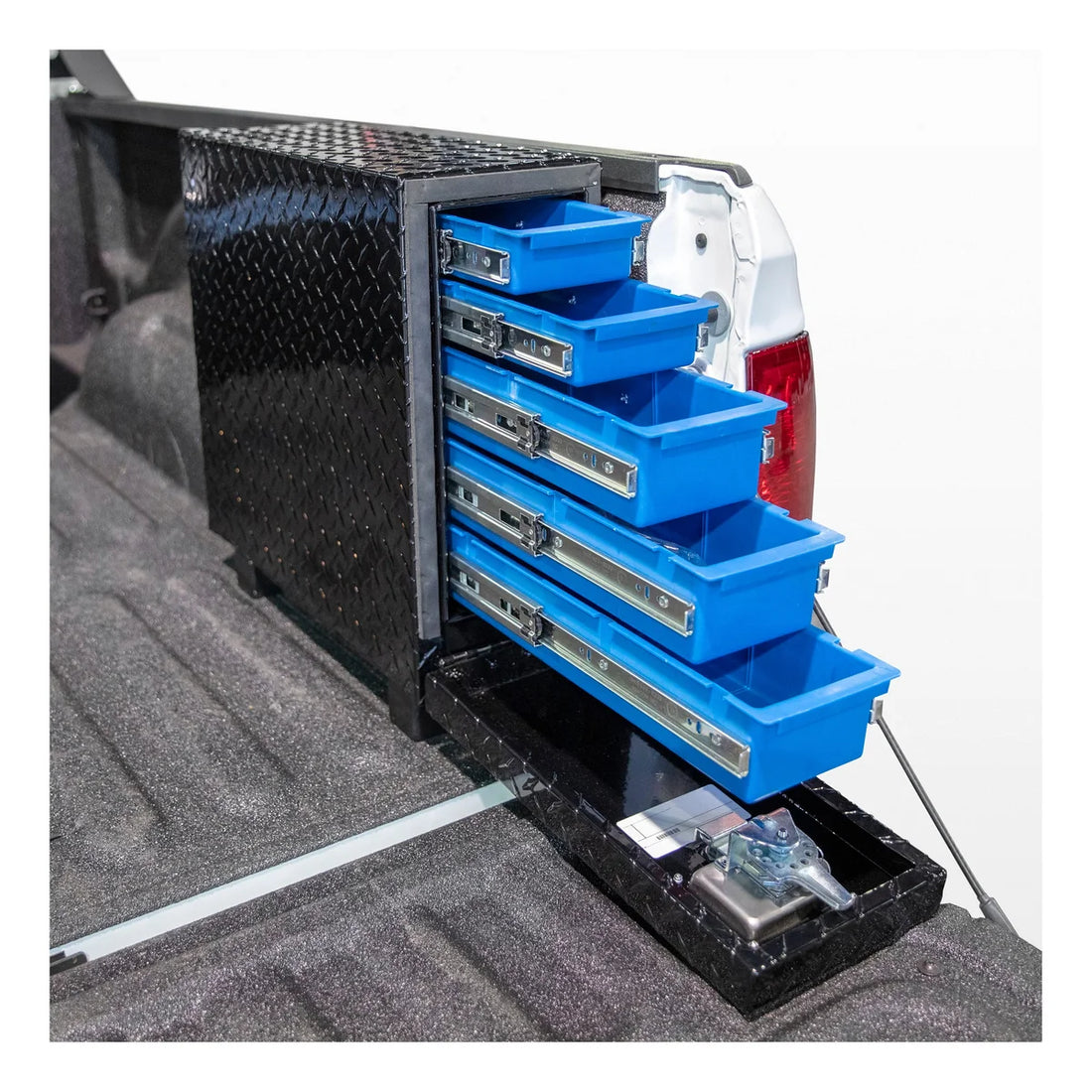 UWS Gloss Black Aluminum 18" Drawer Truck Tool Box (LTL Shipping Only) DS-18-BLK - Additional View 10