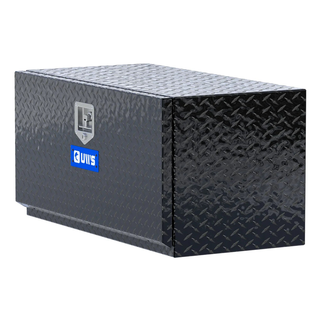 UWS Gloss Black Aluminum 36" Single-Door Underbody Tool Box (LTL Shipping Only) TBUB-36-BLK - Main Product View