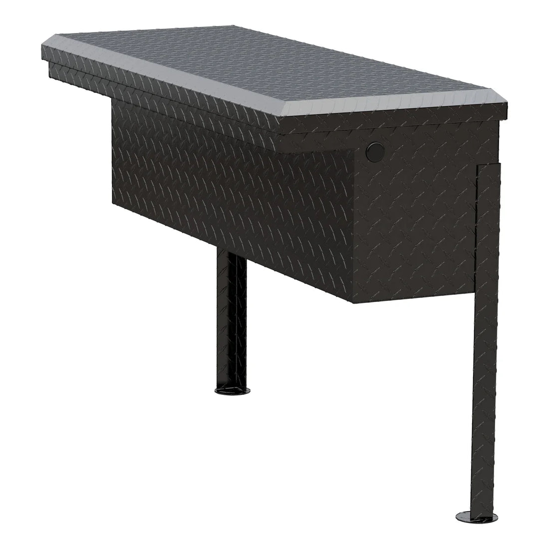 UWS Gloss Black Aluminum 36" Truck Side Tool Box, Low Profile (LTL Shipping Only) TBSM-36-LP-BLK - Additional View 6
