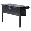 Load image into Gallery viewer, UWS Gloss Black Aluminum 48" Truck Side Tool Box, Low Profile (LTL Shipping Only) TBSM-48-LP-BLK - Main Product View