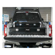 Load image into Gallery viewer, UWS Gloss Black Aluminum 58" 5th Wheel Truck Tool Box (LTL Shipping Only) FWB-58-BLK - Side View