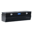 Load image into Gallery viewer, UWS Gloss Black Aluminum 60" Wedge Utility Chest Box (LTL Shipping Only) TBC-60-W-BLK - Main Product View