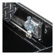 Load image into Gallery viewer, UWS Gloss Black Aluminum 63" Slim Truck Tool Box, Low Profile (LTL Shipping Only) TBS-63-SL-LP-B - Installation View