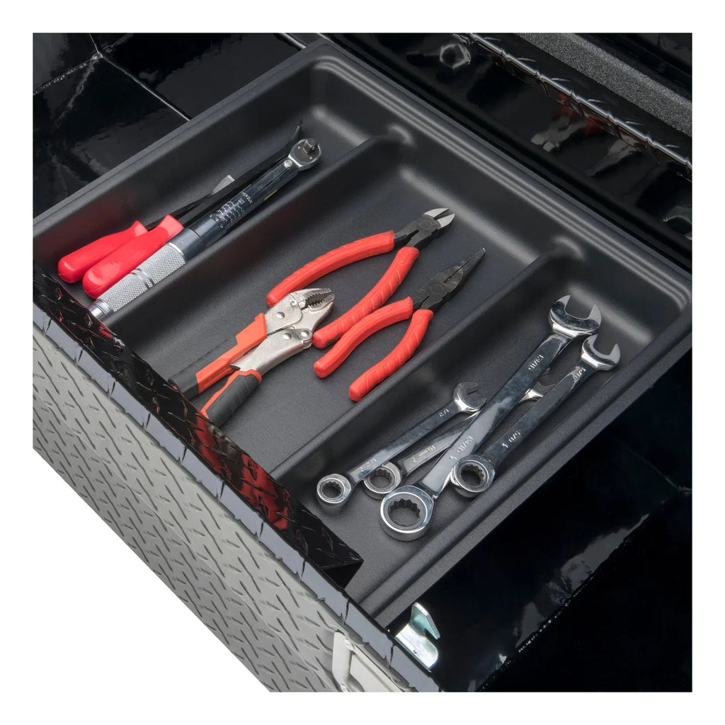 UWS Gloss Black Aluminum 66" Truck Tool Box with Low Profile (LTL Shipping Only) TBS-66-LP-BLK - Additional View 8
