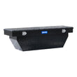 Load image into Gallery viewer, UWS Gloss Black Aluminum 69" Deep Angled Crossover Truck Tool Box TBSD-69-A-BLK - Main Product View