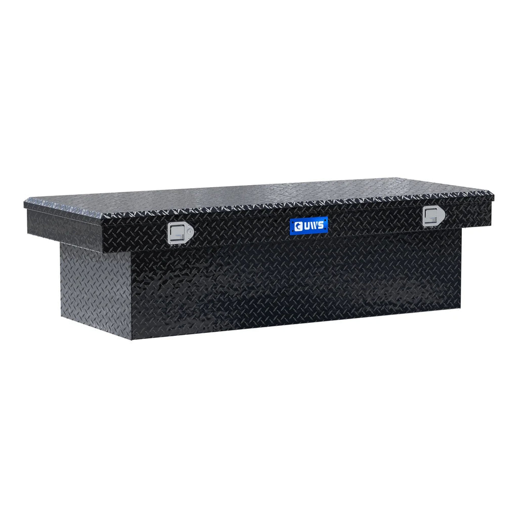UWS Gloss Black Aluminum 69" Deep Extra-Wide Crossover Truck Tool Box TBSD-69-LBTA-B - Main Product View