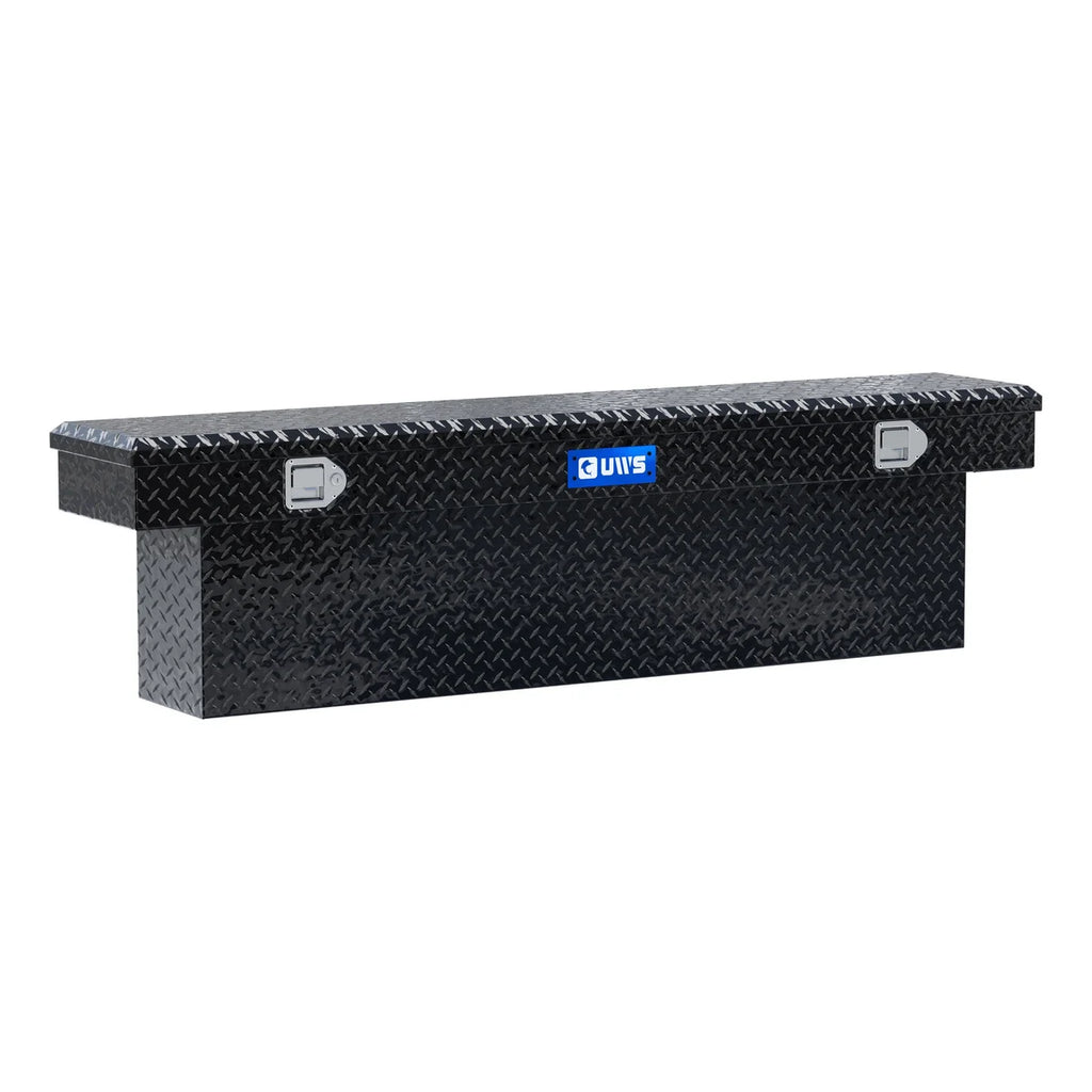 UWS Gloss Black Aluminum 69" Deep Slim-Line Truck Tool Box (LTL Shipping Only) TBSD-69-SL-BLK - Main Product View