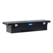 Load image into Gallery viewer, UWS Gloss Black Aluminum 72" Truck Tool Box with Low Profile (LTL Shipping Only) TBS-72-LP-BLK - Main Product View