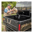 Load image into Gallery viewer, UWS Gloss Black Aluminum ATV Tool Box (LTL Shipping Only) ATV-BLK - Installation View
