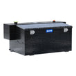 Load image into Gallery viewer, UWS Gloss Black Hammerhead-Style 100-Gallon Aluminum Combo Transfer Tank TT-100HH-CB-B - Main Product View