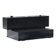 Load image into Gallery viewer, UWS Gloss Black Hammerhead-Style 100-Gallon Aluminum L-Shape Transfer Tank TT-100HH-B - Main Product View