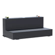 Load image into Gallery viewer, UWS Matte Black 100-Gallon L-Shape Steel Transfer Tank ST-100-L-MB - Main Product View