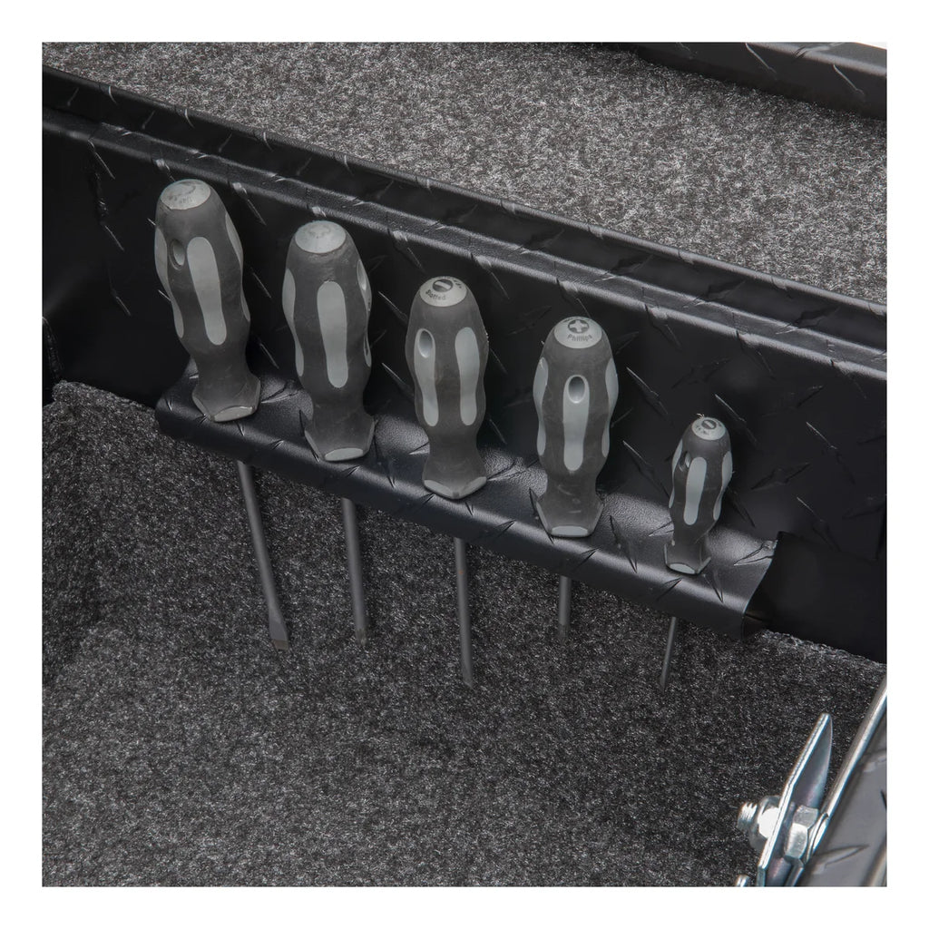 UWS Matte Black 63" Secure Lock Angled Tool Box, Low Profile (LTL Shipping Only) SL-63-A-LP-MB - Additional View 9