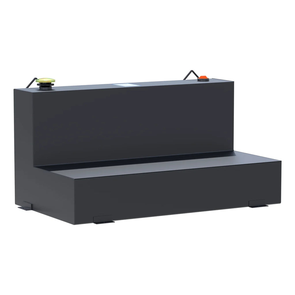 UWS Matte Black 75-Gallon L-Shape Steel Transfer Tank ST-75-L-MB - Main Product View