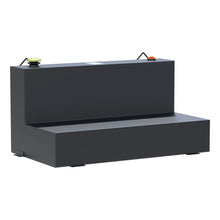 Load image into Gallery viewer, UWS Matte Black 75-Gallon L-Shape Steel Transfer Tank ST-75-L-MB - Main Product View