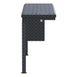 Load image into Gallery viewer, UWS Matte Black Aluminum 48" Truck Side Tool Box, Low Profile (LTL Shipping Only) TBSM-48-LP-MB - Side View