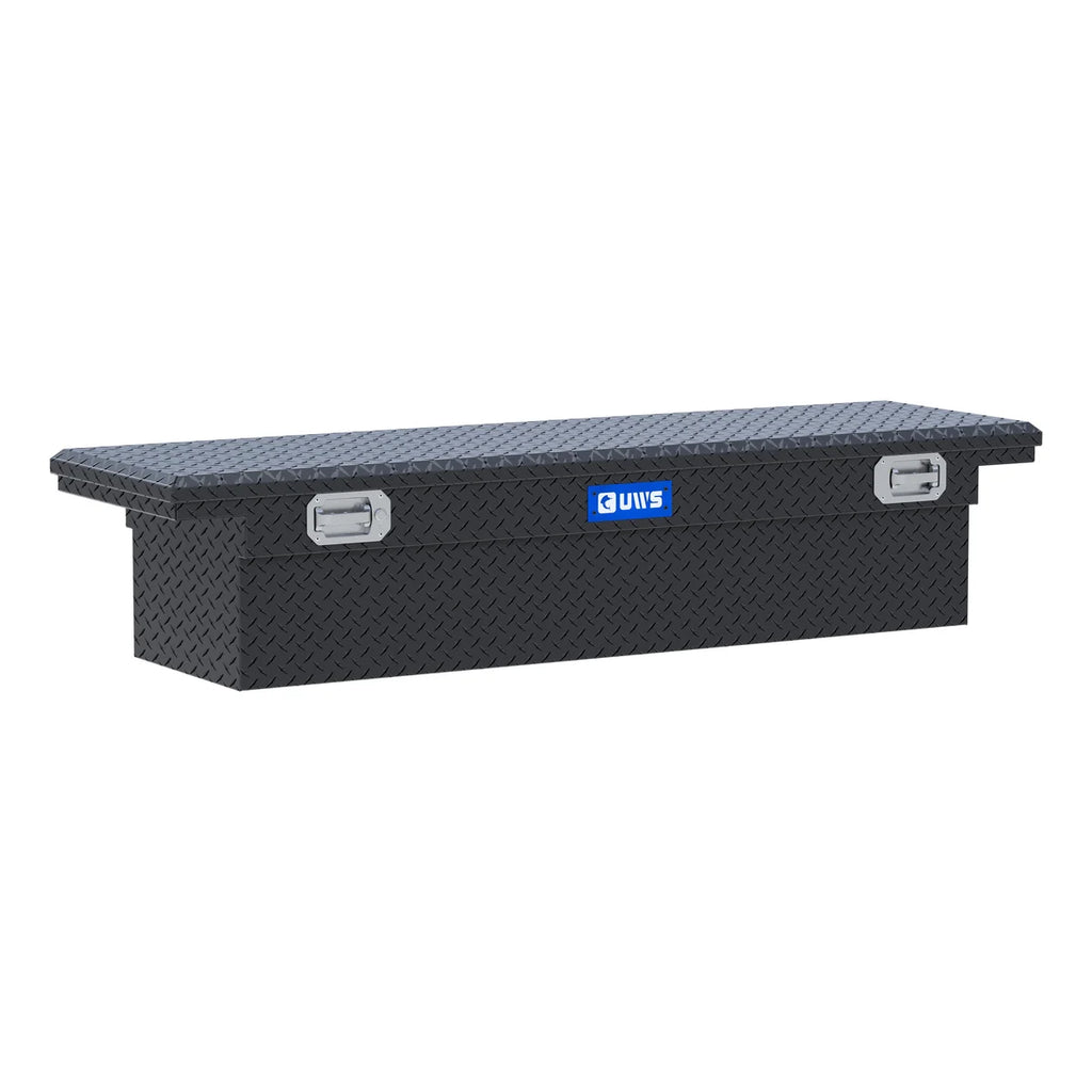 UWS Matte Black Aluminum 69" Crossover Box with Pull Handles (Heavy Packaging) EC10503 - Main Product View
