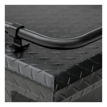 Load image into Gallery viewer, UWS Matte Black Aluminum 69" Deep Angled Secure Lock Tool Box, Low Profile, Rail SLD69-A-LP-MB-R - Side View