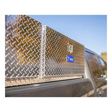 Load image into Gallery viewer, UWS Matte Black Aluminum 69" Deep Angled Secure Lock Truck Tool Box with Low Profile SLD-69-A-LP-MB - Installation View