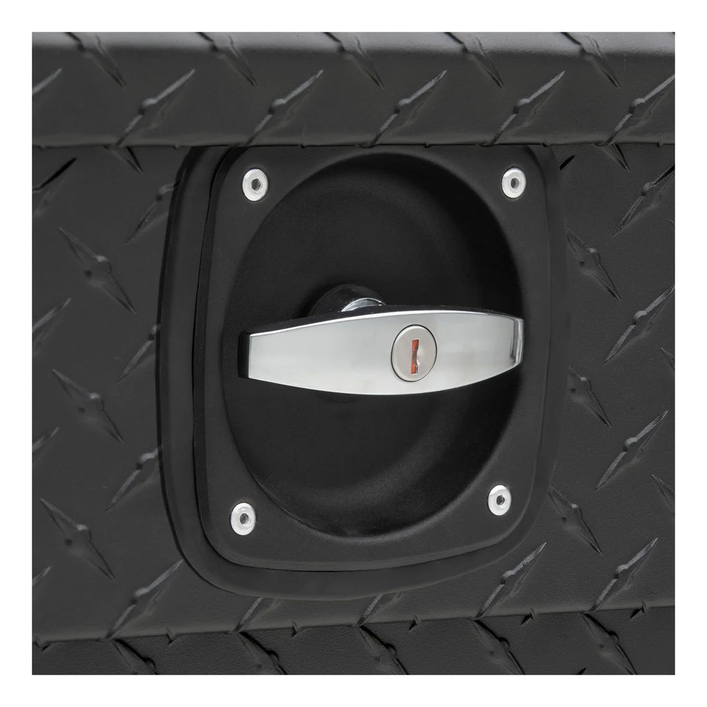 UWS Matte Black Aluminum 69" Deep Angled Secure Lock Truck Tool Box with Low Profile SLD-69-A-LP-MB - Additional View 7