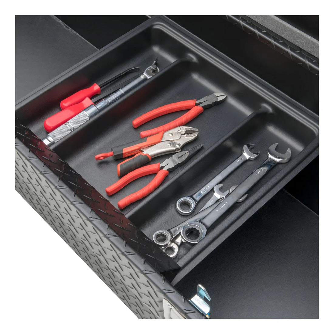 UWS Matte Black Aluminum 69" Truck Tool Box with Low Profile (Heavy Packaging) EC10473 - Additional View 9