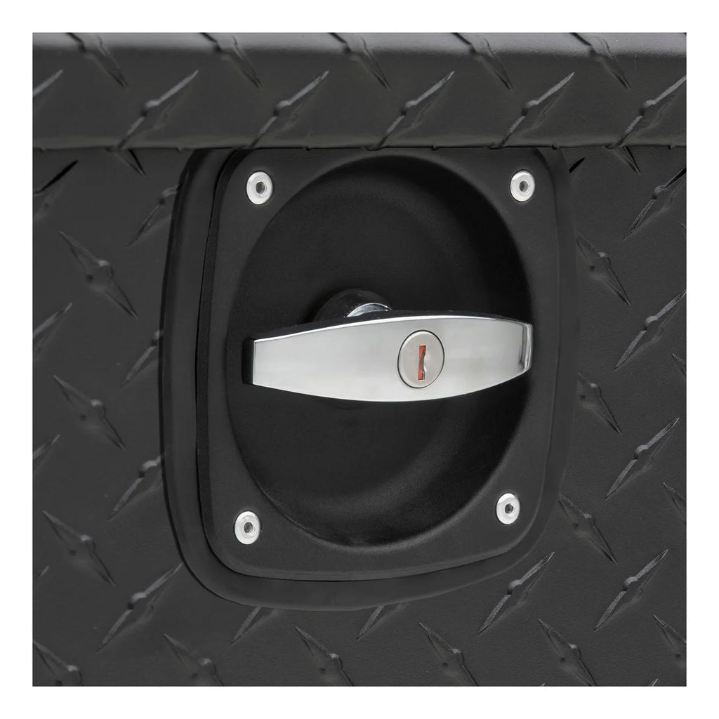 UWS Matte Black Aluminum Secure Lock 48" Under Tonneau Chest Box (LTL Shipping Only) SLC-48-MB - Back View