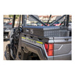 Load image into Gallery viewer, UWS Matte Black Aluminum UTV Side Tool Box - Polaris Ranger (LTL Shipping Only) UTV-SM33-MB - Installation View