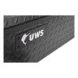 Load image into Gallery viewer, UWS Matte Black Aluminum UTV Tool Box - Polaris (Heavy Packaging) EC10903-PR - Back View