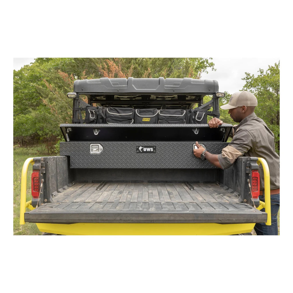 UWS Matte Black Aluminum UTV Tool Box - Polaris (LTL Shipping Only) 8500005 - Additional View 5
