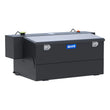 Load image into Gallery viewer, UWS Matte Black Hammerhead-Style 100-Gallon Steel-Aluminum Combo Transfer Tank ST-100HH-CB-MB - Main Product View