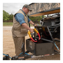 Load image into Gallery viewer, UWS UWS SM-LEGS Replacement Bright Aluminum Truck Side Tool Box Legs, 1 Pair SM-LEGS - Back View