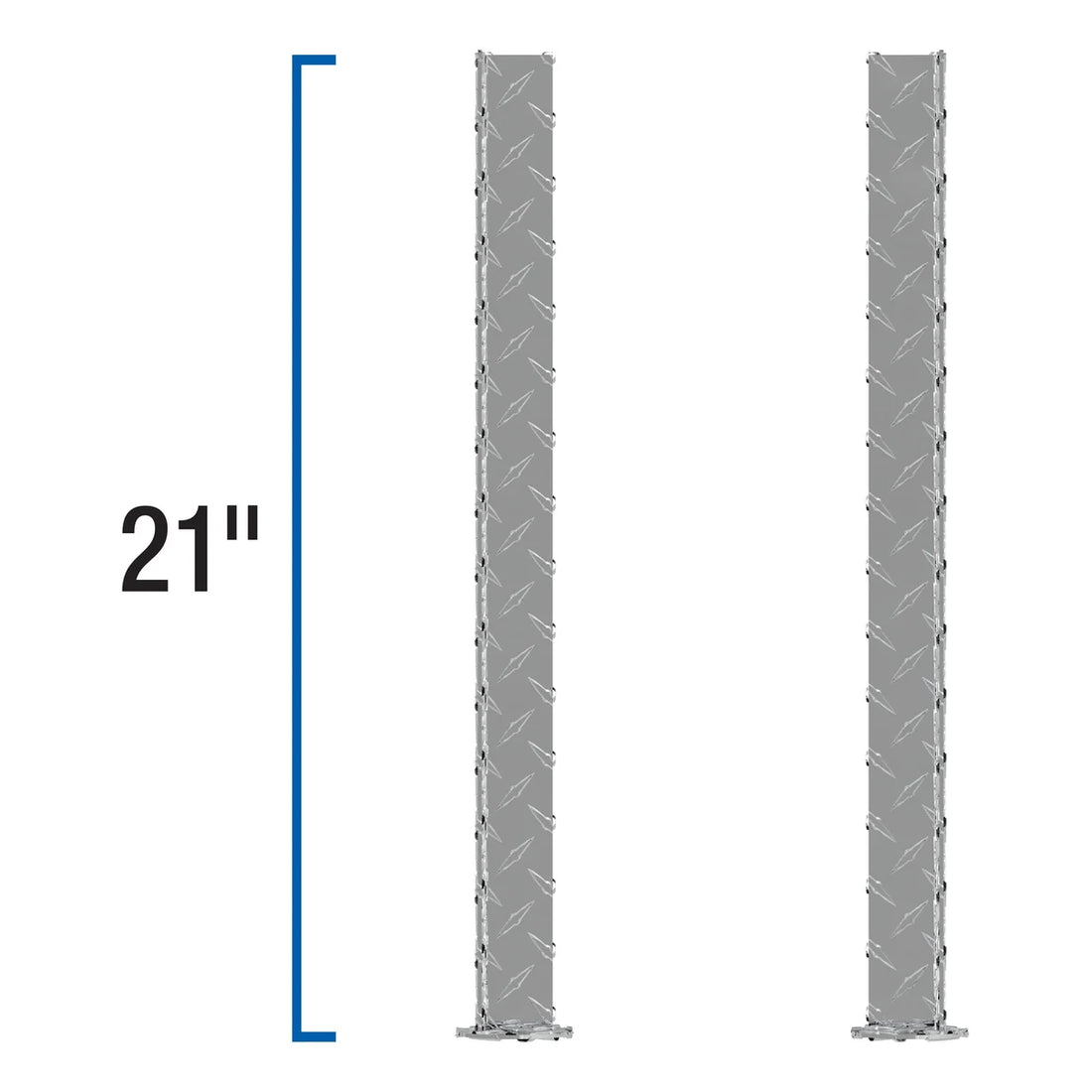 UWS UWS SM-LEGS Replacement Bright Aluminum Truck Side Tool Box Legs, 1 Pair SM-LEGS - Additional View 7