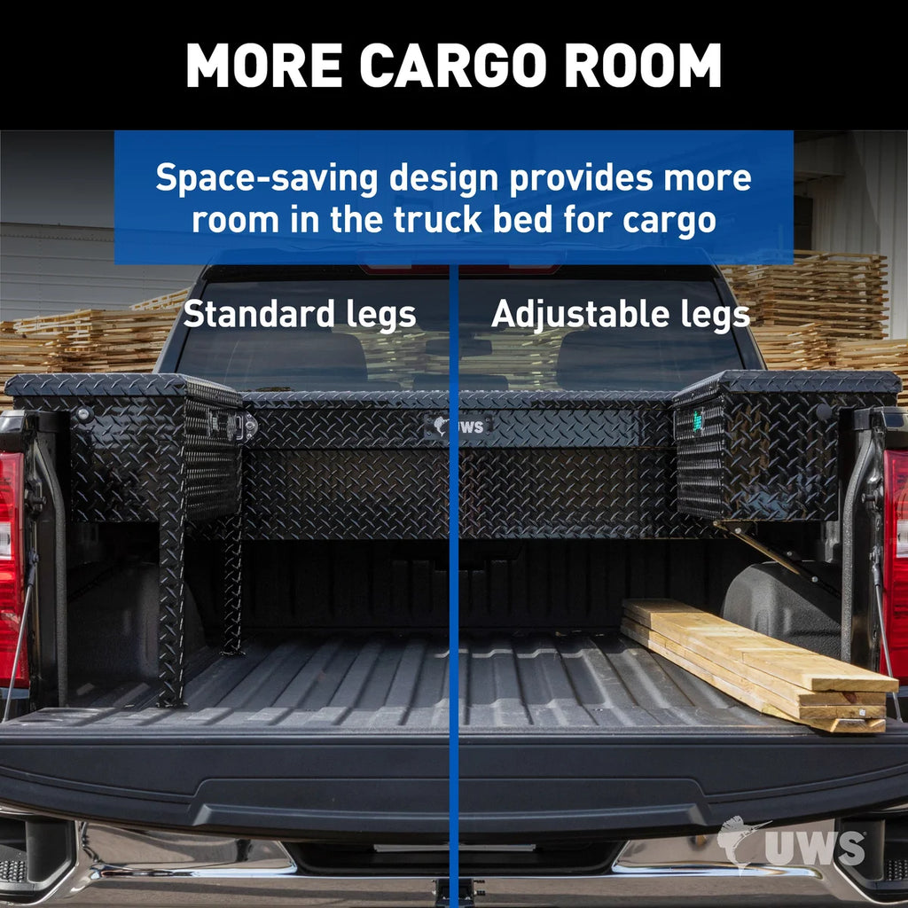 UWS UWS TBSM-MK2 Space-Saving Adjustable Universal Legs for Truck Side Boxes TBSM-MK2 - Additional View 5