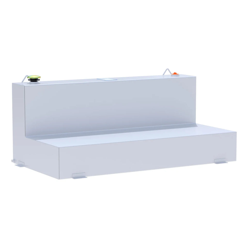 UWS White 100-Gallon L-Shape Steel Transfer Tank ST-100-L-W - Main Product View