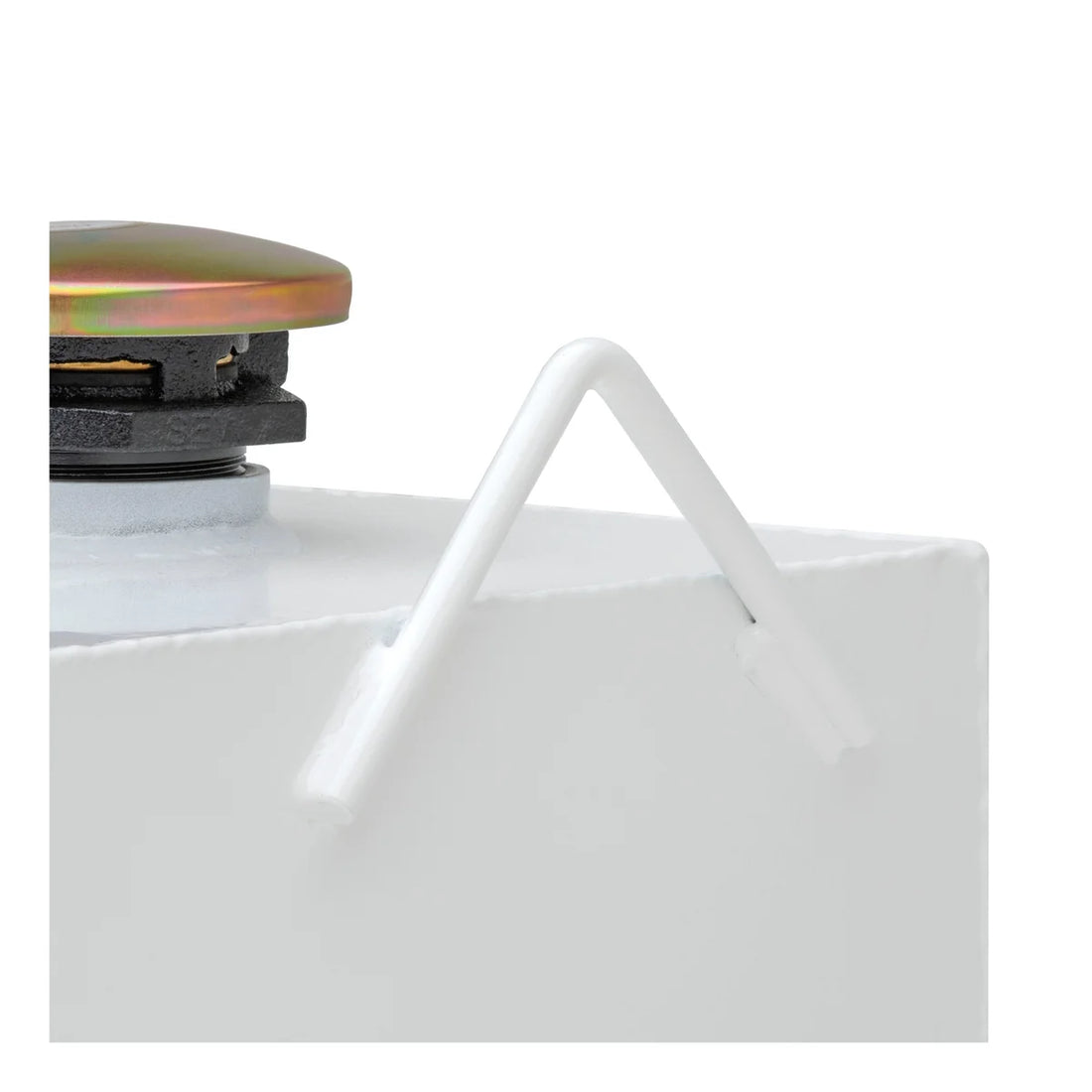 UWS White 100-Gallon Steel-Aluminum Combo Transfer Tank ST-100-COMBO-W - Additional View 8