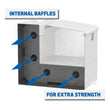Load image into Gallery viewer, UWS White 100-Gallon Steel-Aluminum Combo Transfer Tank ST-100-COMBO-W - Additional View 11