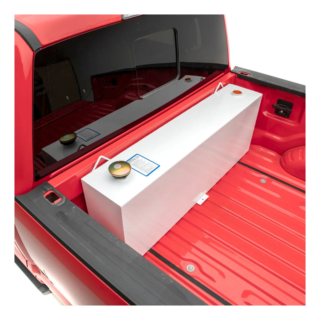 UWS White 45-Gallon Rectangle Steel Transfer Tank ST-45-R-W - Installation View