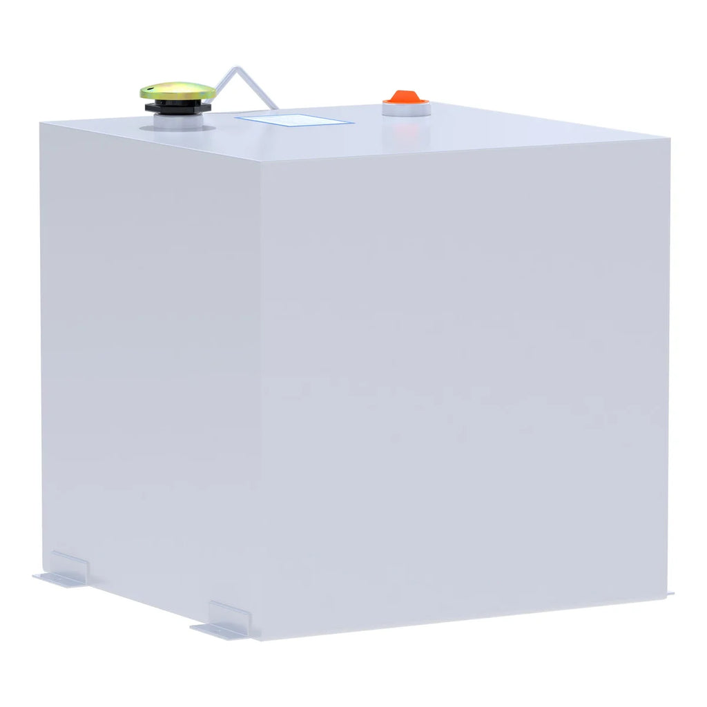 UWS White 53-Gallon Rectangle Steel Transfer Tank ST-53-R-W - Main Product View