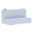 Load image into Gallery viewer, UWS White 75-Gallon L-Shape Steel Transfer Tank ST-75-L-W - Main Product View