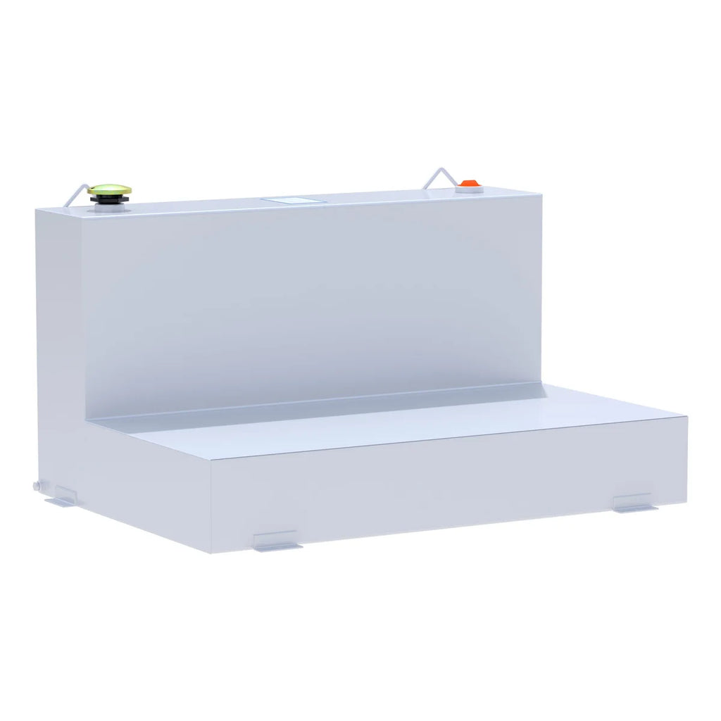 UWS White 85-Gallon L-Shape Steel Transfer Tank ST-85-L-W - Main Product View