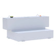 Load image into Gallery viewer, UWS White Hammerhead-Style 100-Gallon L-Shape Steel Transfer Tank ST-100HH-W - Main Product View
