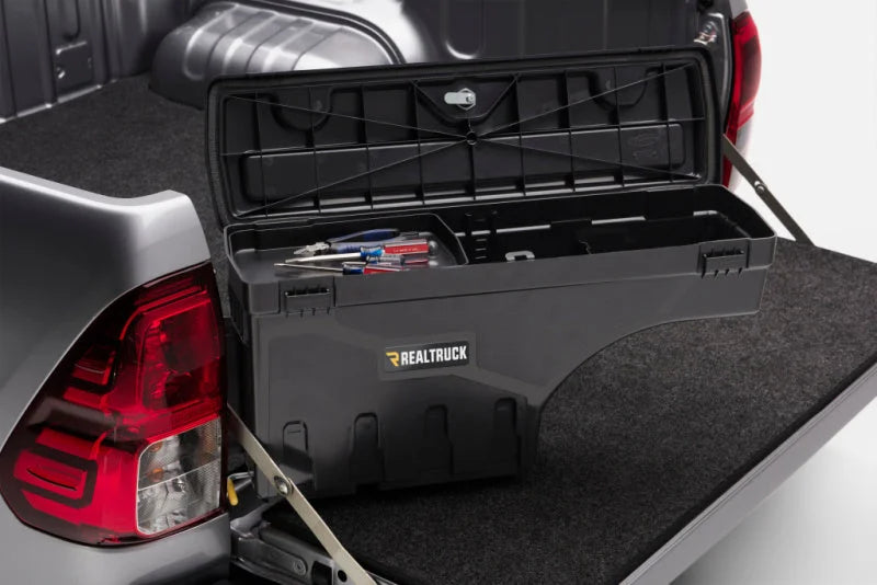 UnderCover 07-20 Toyota Tundra Drivers Side Swing Case - Black Smooth - Main Product View
