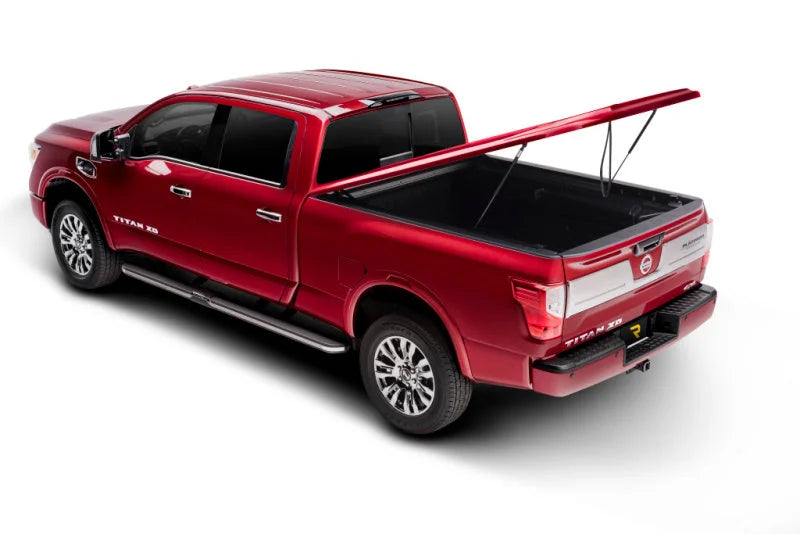 UnderCover 16-20 Nissan Titan 6.5ft SE Smooth Bed Cover - Ready To Paint - Side View